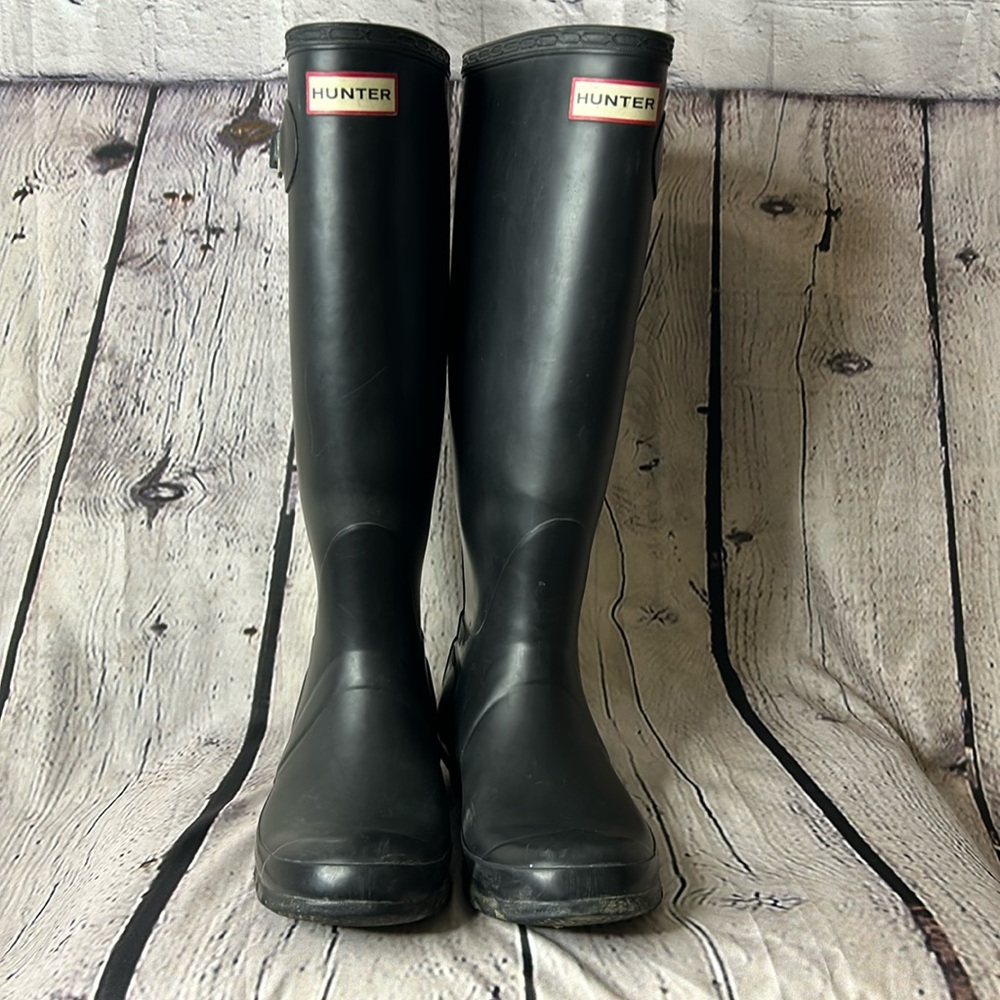 Hunter Women's Black Rain Boots